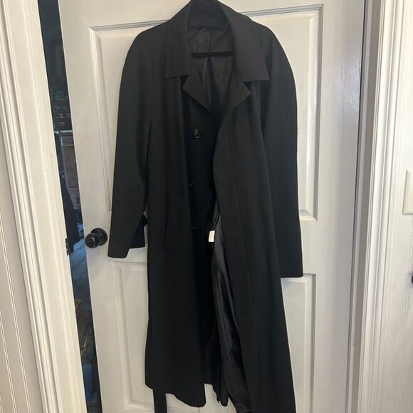 Trench coat unisex 100%wool made in Portugal xxl women’s or mens Large - Picture 7 of 13
